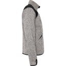 Fristads Kansas Fleecejacke 7451 PRKN in Farbe Grau/Schwarz & Größe L