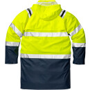 Fristads Kansas Hi-Vis Regenmantel 4634 RS in Farbe Warnschutz-Gelb/Marine & Größe XL