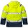Fristads Kansas Hi-Vis Regenjacke 4624 RS in Farbe Warnschutz-Gelb/Marine & Größe M