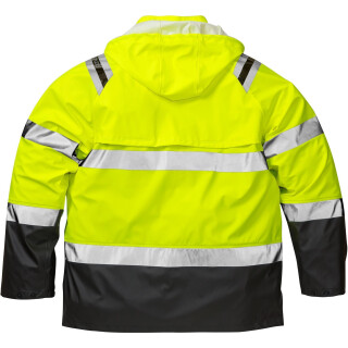 Fristads Kansas Hi-Vis Regenjacke 4624 RS in Farbe Warnschutz-Gelb/Schwarz & Größe XL