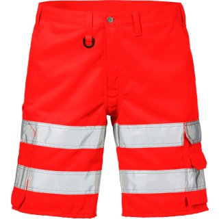 Fristads Kansas Hi-Vis Shorts 2528 THL in Farbe Warnschutz-Rot & Größe C52