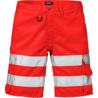 Fristads Kansas Hi-Vis Shorts 2528 THL in Farbe Warnschutz-Rot &amp; Größe C54