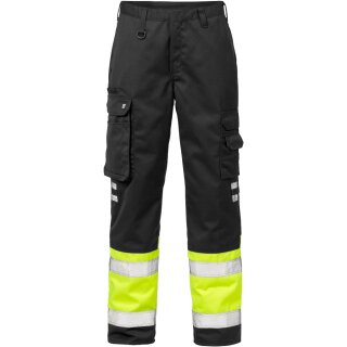 Fristads Kansas Hi-Vis Bundhose 213 PLU in Farbe Warnschutz-Gelb/Schwarz & Größe C54