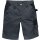 Fristads Kansas Icon Cool Shorts 2119 P154 in Farbe Grau/Schwarz & Größe C48