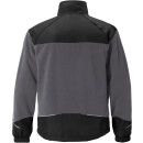 Fristads Kansas Fleece-Jacke, winddicht 4411 FE in Farbe Grau/Schwarz & Größe S