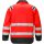 Fristads Kansas Hi-Vis Jacke 4026 PLU in Farbe Warnschutz-Rot/Schwarz & Größe M
