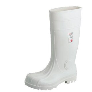 Eurofort SAFE GIGANT Stiefel mit Reflex PVC/Nitril weiß Gr. 43