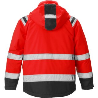 Fristads Kansas Hi-Vis Airtech® Winterjacke 4035 GTT in Farbe Warnschutz-Rot/Schwarz & Größe M