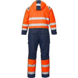 Fristads Kansas Hi-Vis Airtech® Winteroverall 8015 GTT in Farbe Warnschutz-Orange/Marine & Größe M