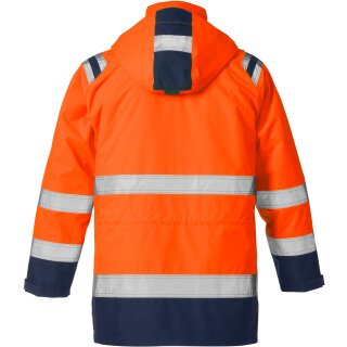 Fristads Kansas Hi-Vis Airtech® Parka 4036 GTT in Farbe Warnschutz-Orange/Marine & Größe M