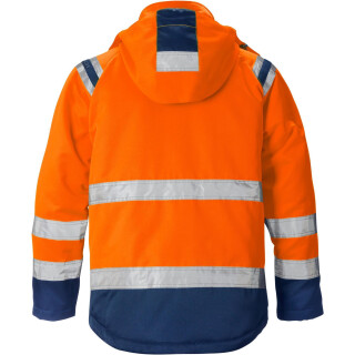 Fristads Kansas Hi-Vis Winterjacke 4043 PP in Farbe Warnschutz-Orange/Marine & Größe M