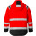 Fristads Kansas Hi-Vis Winterjacke 4043 PP in Farbe Warnschutz-Rot/Schwarz & Größe XS