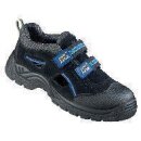 Lucky Line Wica TEMPLIN Sandalen Veloursleder schwarz/blau Gr. 42