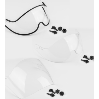 Rock Helmets  - KLEINES VISIER - klar für Master 396 in verschiedenen Ausführungen