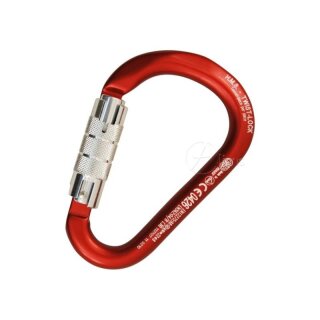 KONG - Alukarabiner HMS NAPIK - rot/blank/blank in versch. Ausfü.