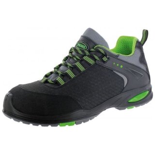 Triuso S3 Sicherheitshalbschuh, metallfrei, schwarz-grün