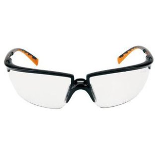 3M Solus0SO Schutzbrille PC klar, schwarz-orange