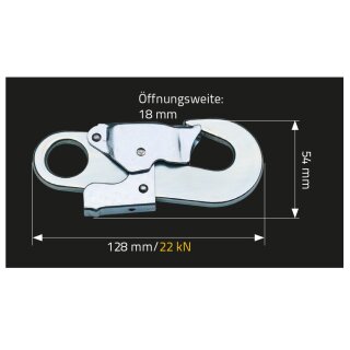 MAS Absturzsicherung Karabinerhaken Typ MAS 51