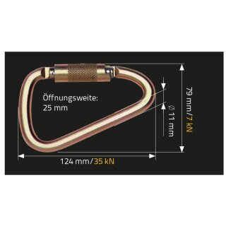 MAS Absturzsicherung Bergsteigerhaken BS 25 TW