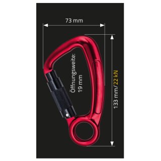 MAS Absturzsicherung Karabinerhaken MAS 52 TR