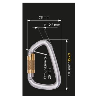 MAS Absturzsicherung Bergsteigerhaken BS 27
