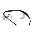 Bollé Targa Schutzbrille Bügelbrille Klar - schwarzes Gestell