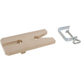 Triuso Laubsägebrettchen mit 1 Zwinge