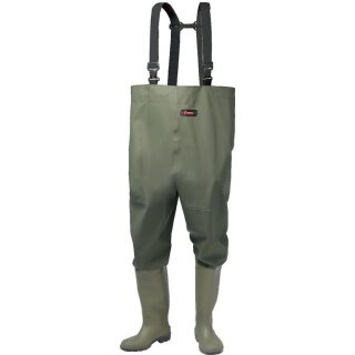 Norway - Wathose *PREMIUM* PVC/Nitril Olivgrün Gr. 41