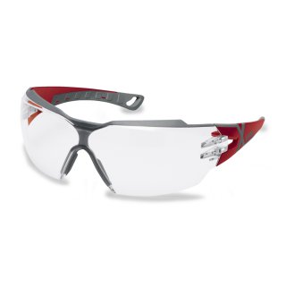 Uvex Schutzbrille pheos cx2 Bügelbrille 9198258 in rot/grau