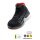 Uvex Sicherheitsschuh S1 Stiefel 8547 schwarz/rotin Größe 43 (Weite 11)