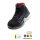 Uvex Sicherheitsschuh S1 Stiefel 8547 schwarz/rotin Größe 46 (Weite 11)