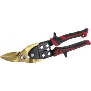 Triuso Blechschere 250mm, Titan 1,2mm Stahl, 0,8mm Edelstahl