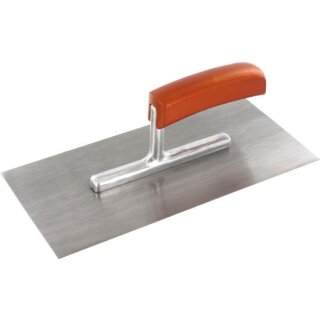 Triuso Glättekelle ungezahnt 28x13cm Edelstahl rostfrei 0,65mm