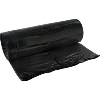 Triuso Müllsack 240Ltr. schwarz 60my 60x40x125cm, 10 Stück/Rolle