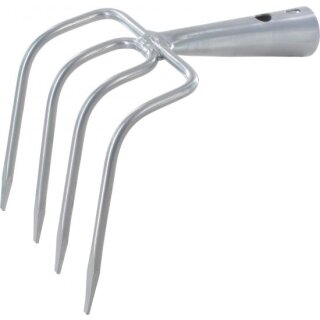 Triuso Feld- und Gartenhacke 4 Zinken 12x11cm, pulverbeschichtet