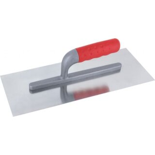 Triuso Glättekelle ungezahnt 35x13cm rostfrei,Softgriff,langer Steg