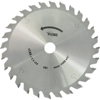 Triuso HM-Kreissägeblatt 400x3,8x30mm 28 Zähne, Nagelfest
