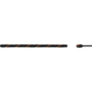 Triuso Schnürsenkel schwarz/orange 120cm, rund, 1 Paar