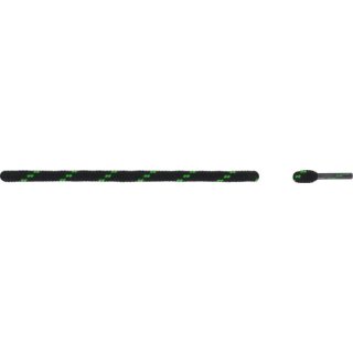 Triuso Schnürsenkel schwarz/grün 150cm, rund, 1 Paar