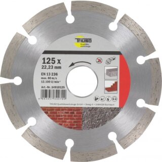 Triuso Diamant Scheibe 125mm segment gesintert