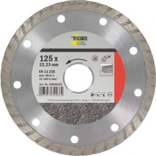 Triuso Turbo Diamanttrennscheibe verschiedene Größen mm gesintert