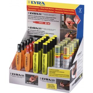 Triuso Bau-Tiefenlochmarker-Mixdispl. 10xBaum.,10xTiefl.,10xMinenset