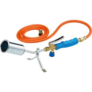 Triuso Abflammgerät ST500,50mm kurzes Rohr, Schlauch 1,5m, 3/8"