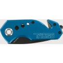 Triuso Rettungsmesser 150mm Edelstahl Alu-Griff mit Gurtschneider