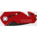 Triuso Rettungsmesser 150mm Edelstahl Alu-Griff mit Gurtschneider