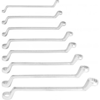 Triuso Ringschlüsselsatz 8-tlg. 6-22 DIN838 Chrome Vanadium