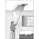 Triuso Dachräumer mit Teleskopstiel von 2-5m ausziehbar - Speditionsversand