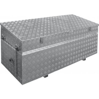 Triuso Werkzeugkiste Alu 177x74x86 cm mit Seitentür u. Einsatzkiste - Speditionsversand