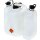 Triuso Kombikanister 5,5L Benzin, 3L Öl, mit Ausgießstutzen, weiß