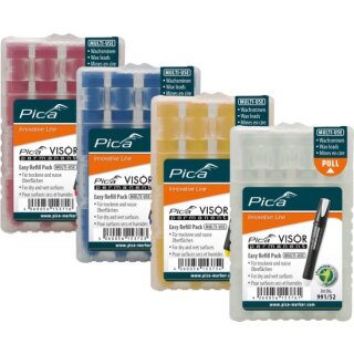 Triuso Ersatzminen für VISOR weiß 4 Stück/Etui